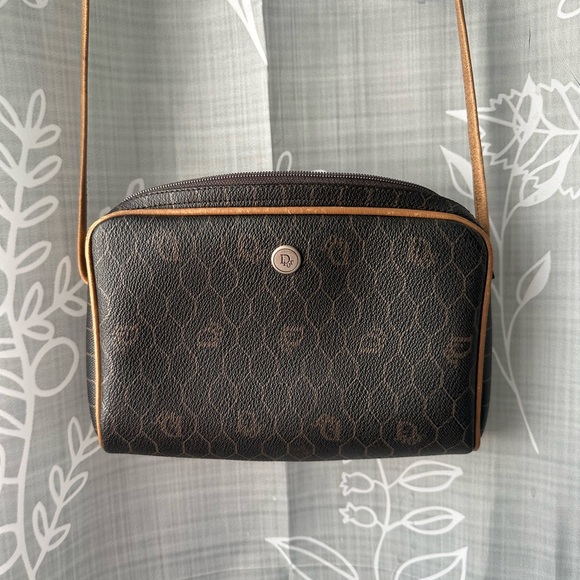 Dior Gray Honeycomb crossbody vintage Christian Dior - Picture 11 of 13